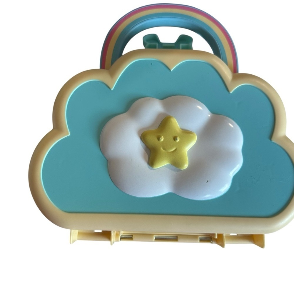 Cloud-Themed Toy Doctor Case with Rainbow Handle